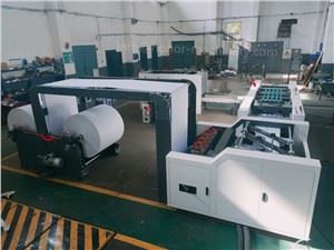 Dublu cuțit rotativ copie hârtie mulineta de tăiere și ambalare linie de produse